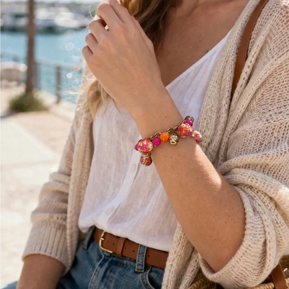 Vera Bradley Lilli Bell Charm Bracelet - Picture 2 of 5